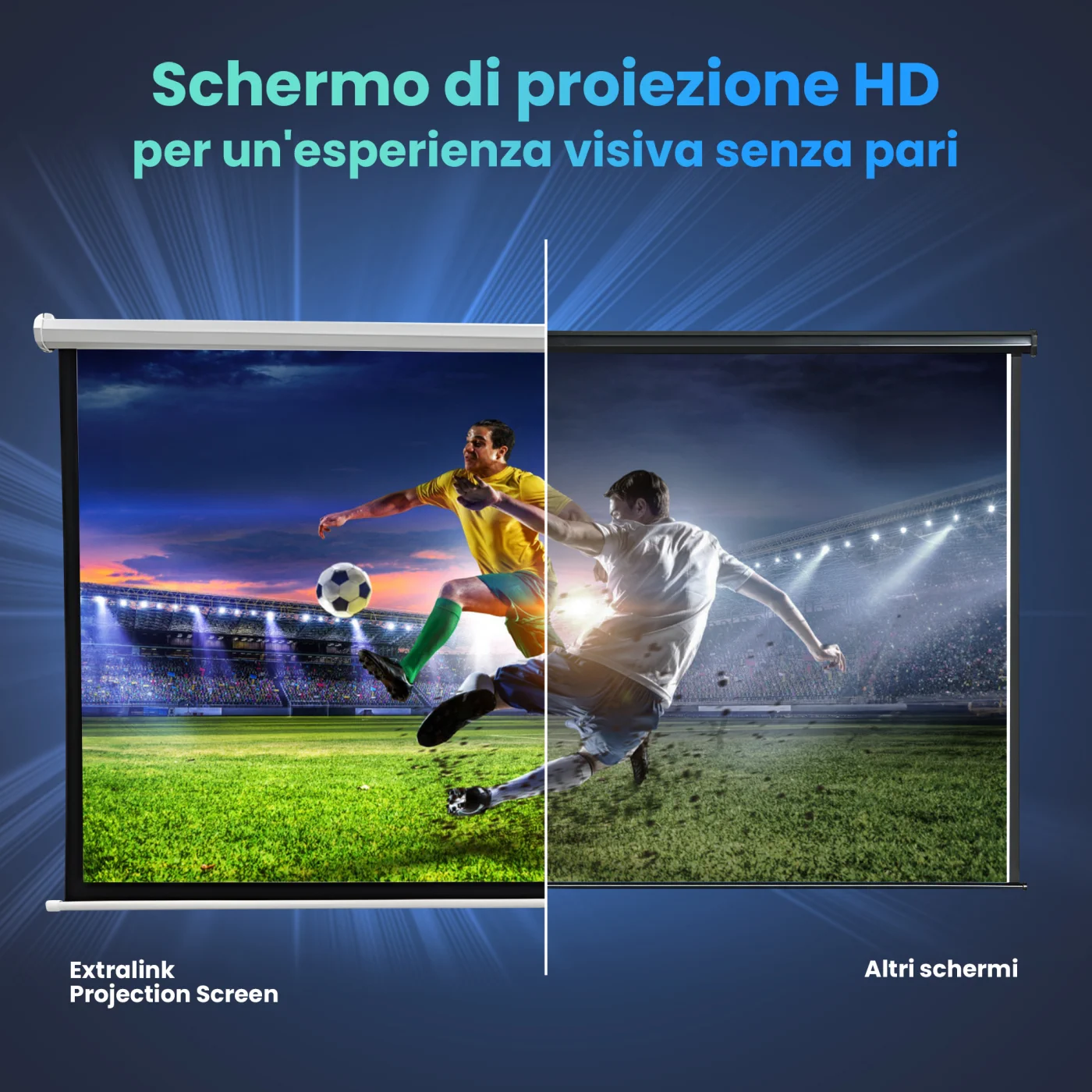 SCHERMO DI PROIEZIONE EXTRALINK 100