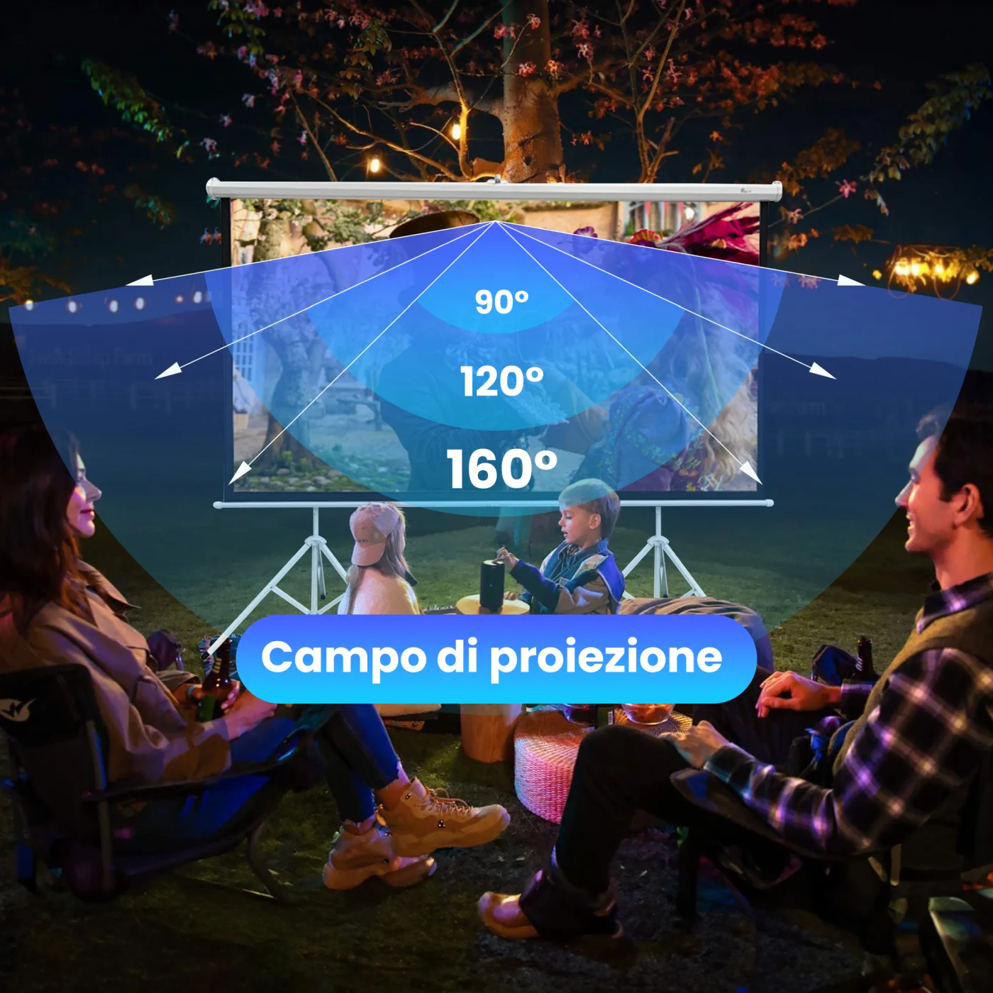 SCHERMO DI PROIEZIONE EXTRALINK 120