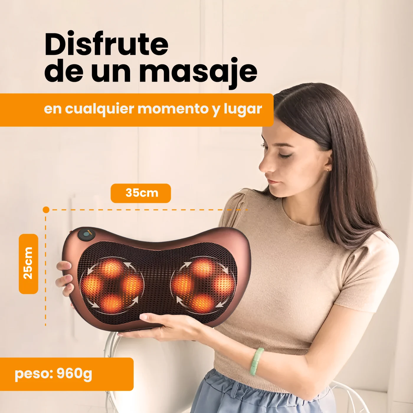 EXTRALINK SMARTLIFE ALMOHADA DE MASAJE