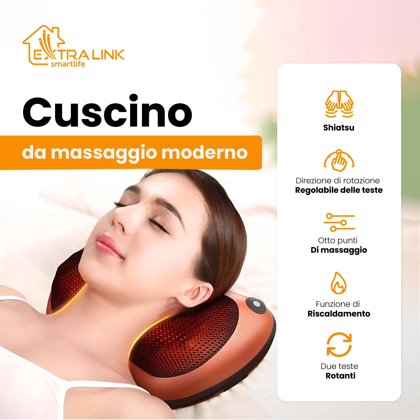 CUSCINO DA MASSAGGIO EXTRALINK SMARTLIFE