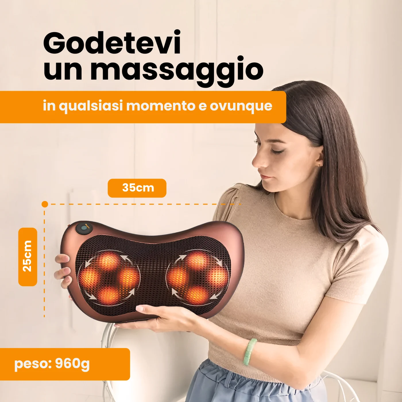 CUSCINO DA MASSAGGIO EXTRALINK SMARTLIFE