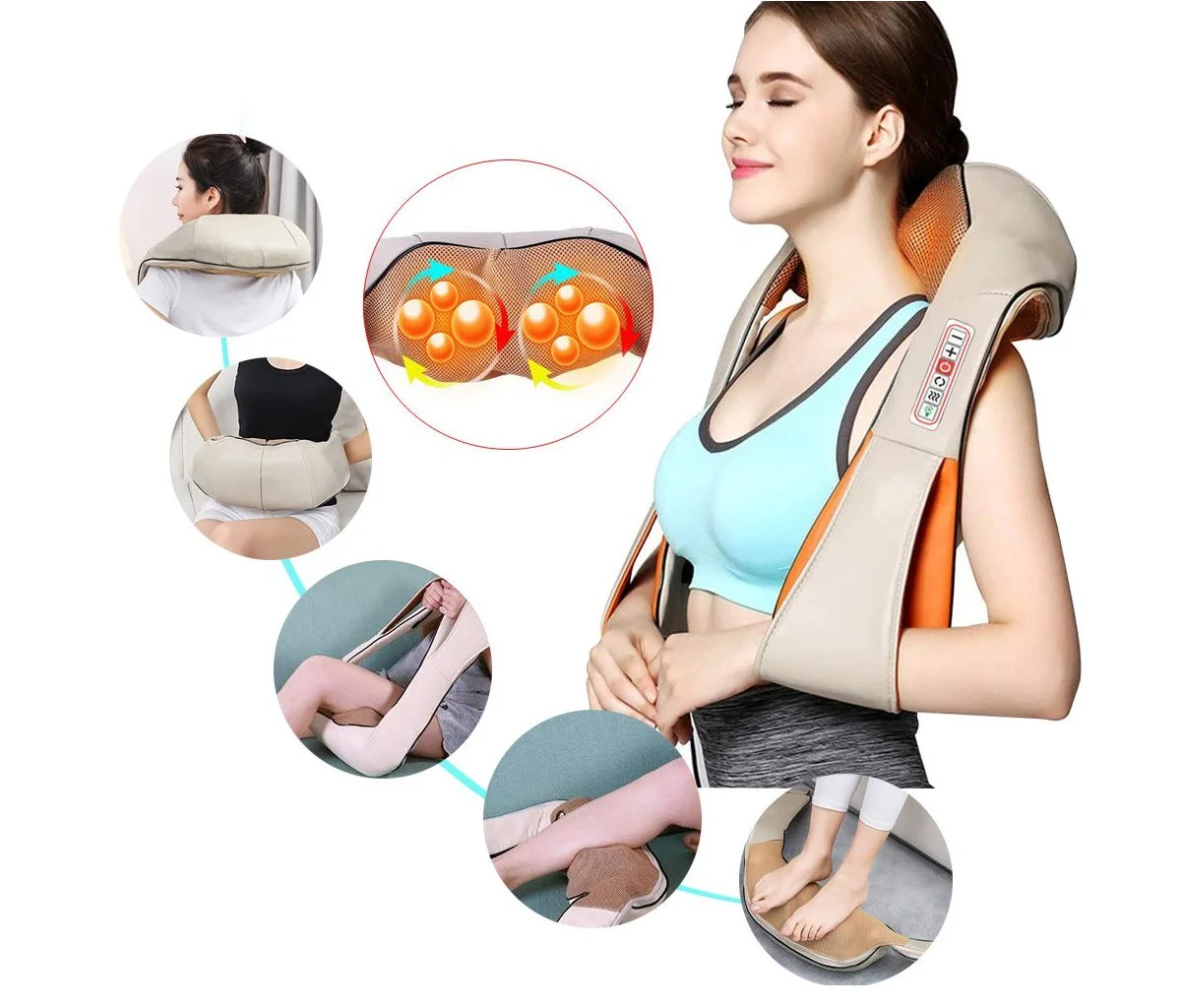 EXTRALINK SMARTLIFE NECK MASSAGER MASAŻER DO KARKU