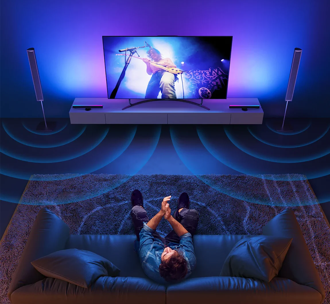 BARRAS DE LUZ GOVEE H6046 RGBIC WIFI BLUETOOTH FLOW PLUS