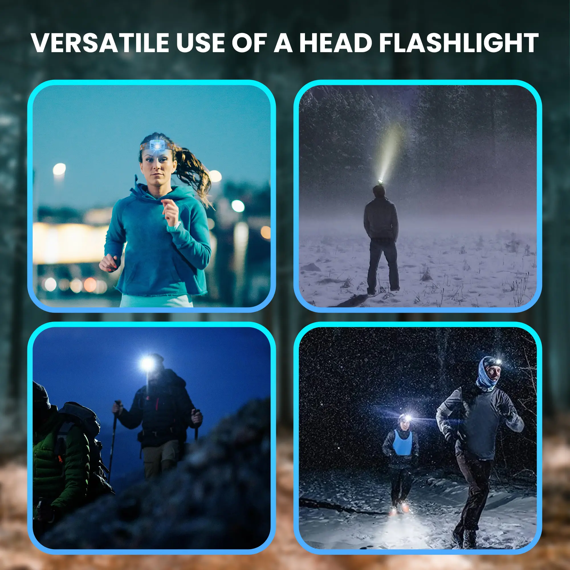 EXTRALINK SMARTLIFE HEADLIGHT LED TORCH EFL-001 NJORD