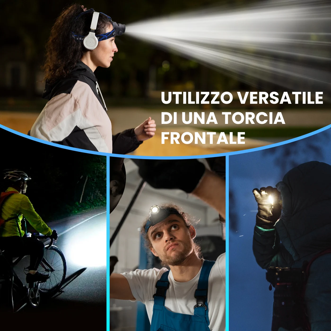 EXTRALINK SMARTLIFE FARO TORCIA A LED EFL-057 RICCIOLI PORTA USB