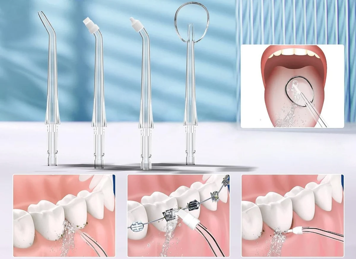 EXTRALINK BEAUTY SMARTLIFE INTELLIGENT WATER FLOSSER L8 BLACK