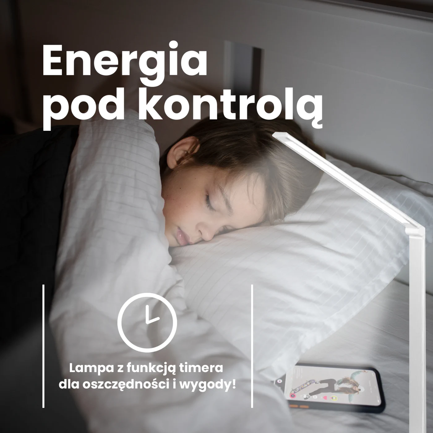 Panel dotykowy i funkcja timera w lampce Extralink Smart Life