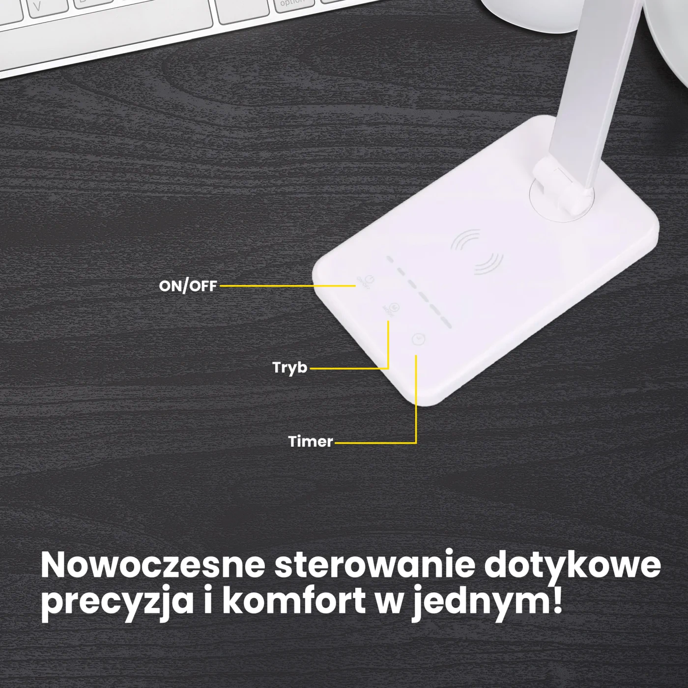 Całość oświetlenia i ładowanie w lampce Extralink Smart Life