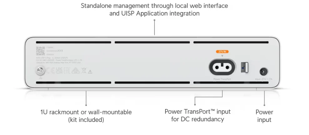 UBIQUITI UISP-S-PLUS-EU 2.5GBE POE SWITCH