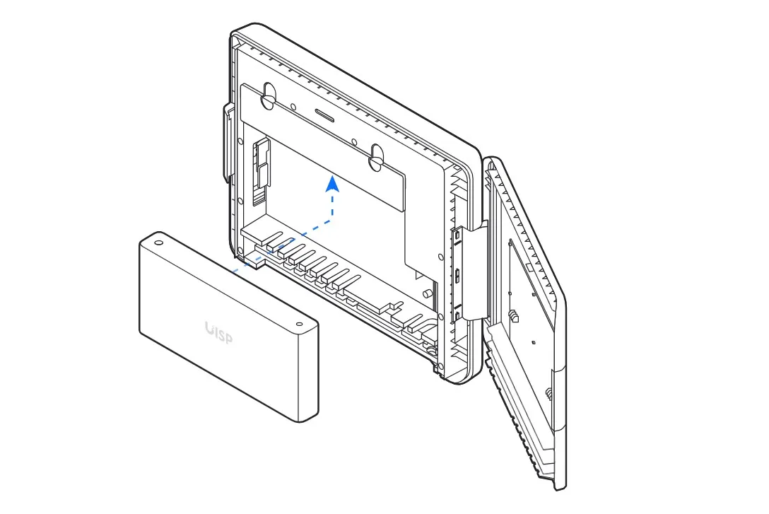 CAIXA UBIQUITI UISP-BOX-PLUS À PROVA DE INTEMPÉRIES PARA ROUTER UISP PLUS E SWITCH PLUS