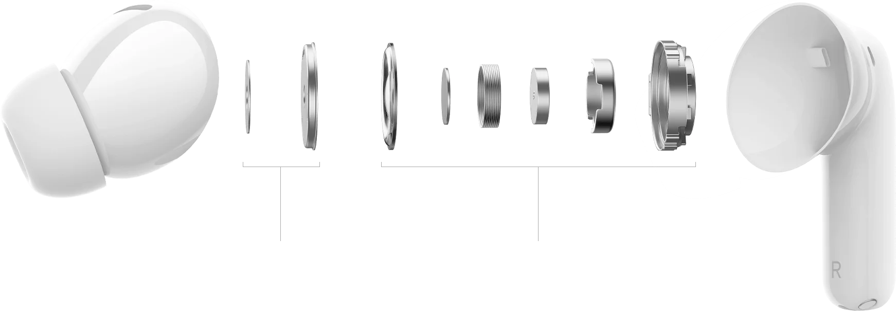 XIAOMI REDMI BUDS 5 PRO MOONLIGHT WHITE, M2317E1