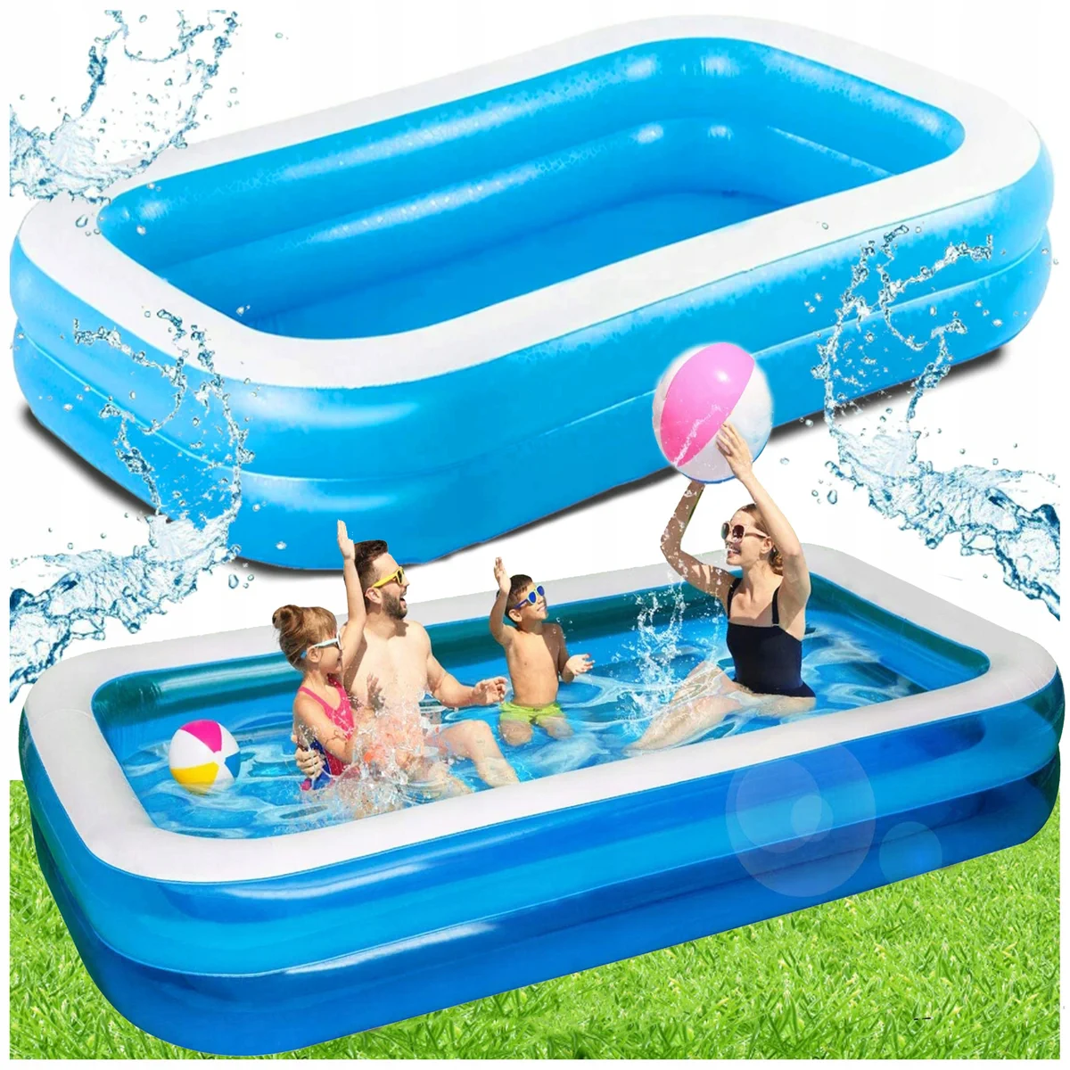 PISCINA HINCHABLE EXTRALINK 200X150X50