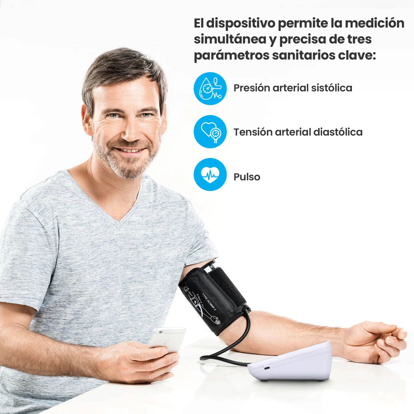 TENSIÓMETRO EXTRALINK SMART LIFE K-69 NEGRO
