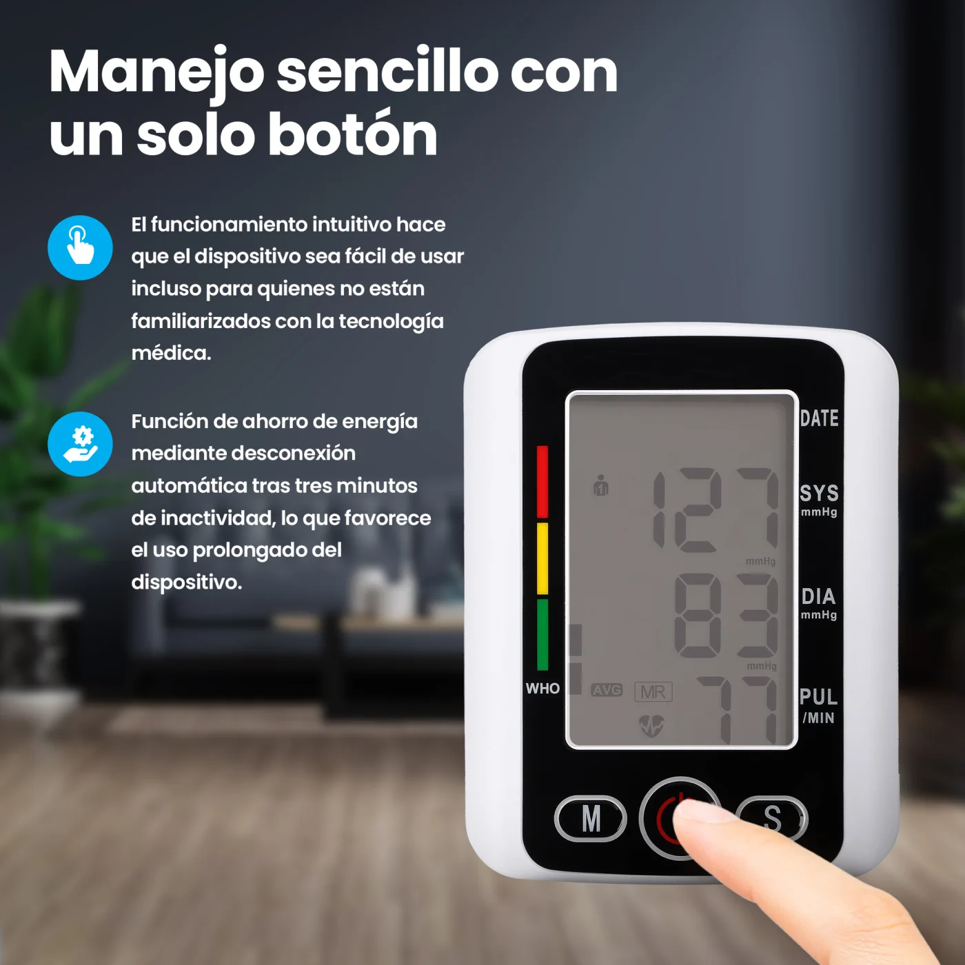 TENSI&Oacute;METRO EXTRALINK SMART LIFE K-69 NEGRO