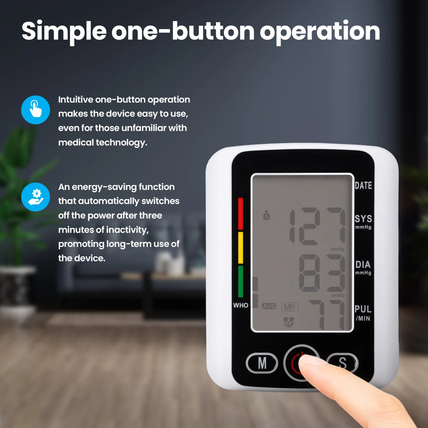 EXTRALINK SMART LIFE CIŚNIENIOMIERZ NARAMIENNY K-69 CZARNY