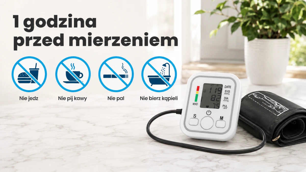 Zalecenia dotyczące przygotowania do pomiaru ciśnienia krwi