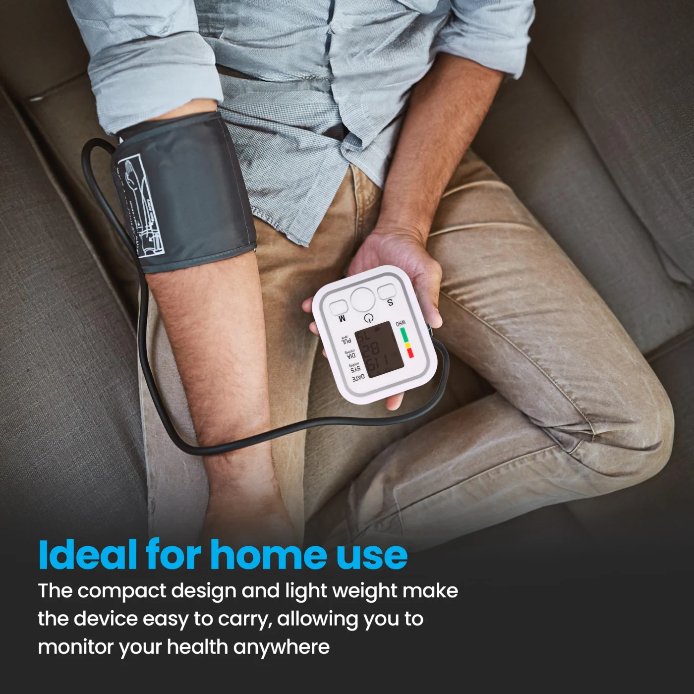 EXTRALINK SMART LIFE CIŚNIENIOMIERZ NARAMIENNY K-4S BIAŁY