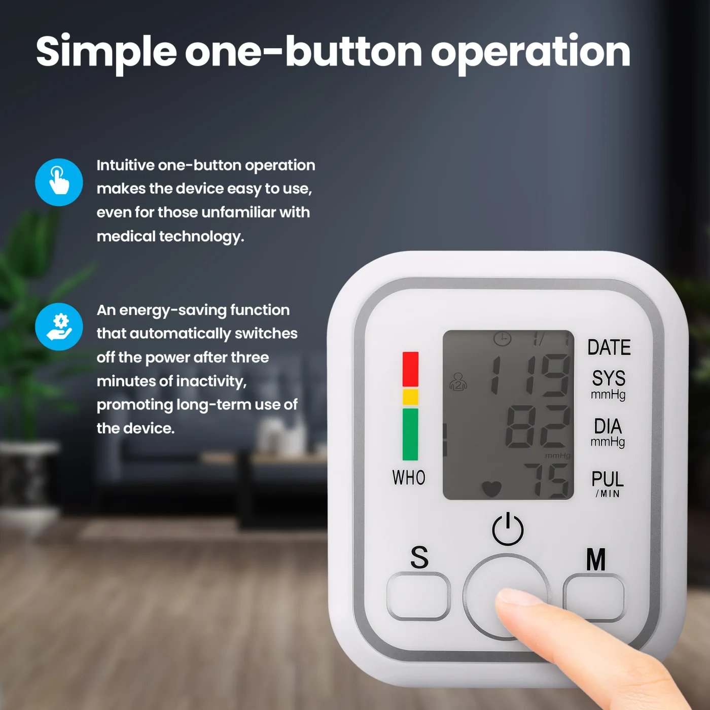 EXTRALINK SMART LIFE CIŚNIENIOMIERZ NARAMIENNY K-4S BIAŁY