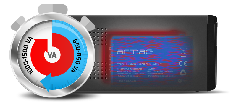 ARMAC HOME 1500E LINE INTERACTIVE UPS, FRENCH OUTPUT