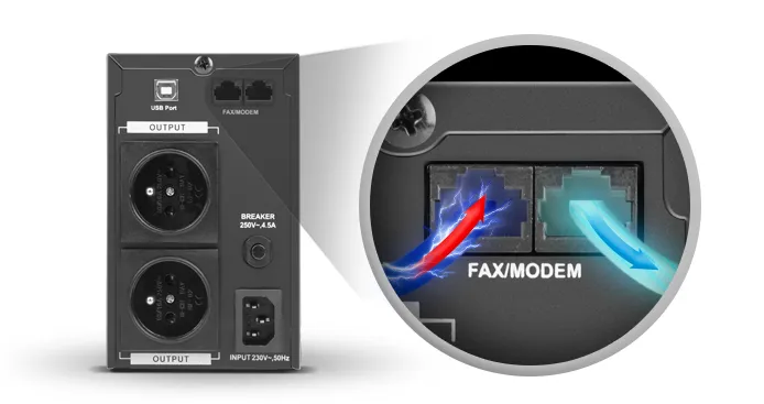 ARMAC OFFICE PSW 650E LINE INTERACTIVE UPS, FRENCH OUTPUT