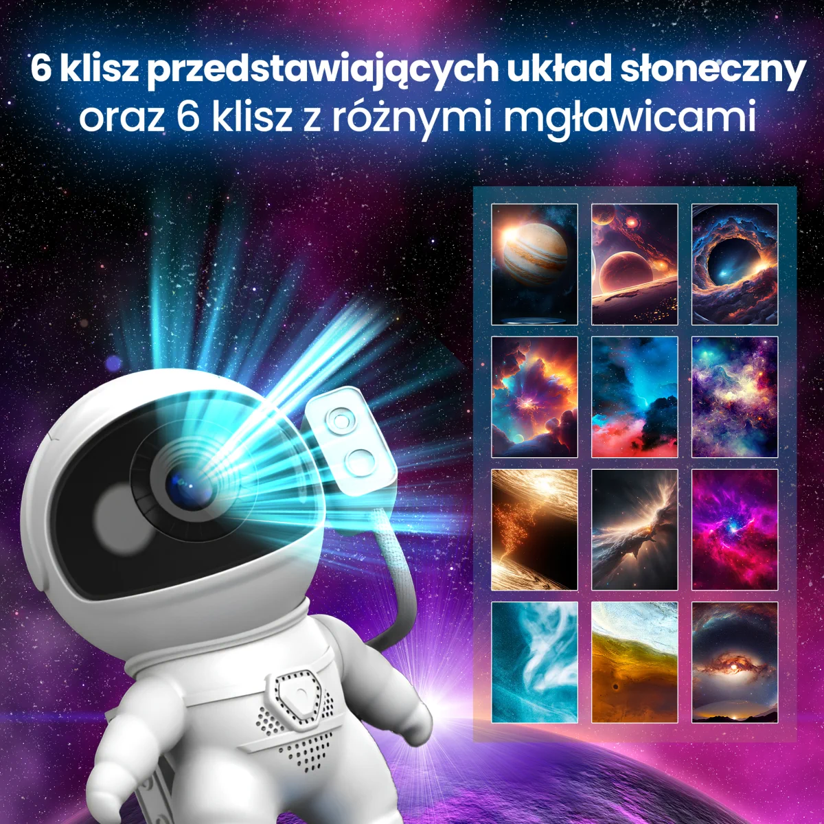 EXTRALINK HOME COHETE ASTRONAUTA PROYECTOR ESTRELLA 07