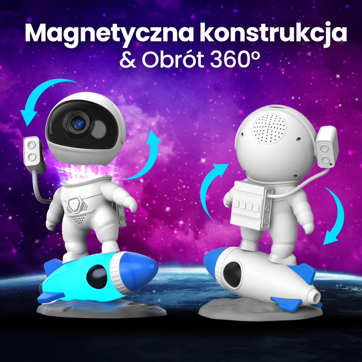 EXTRALINK HOME COHETE ASTRONAUTA PROYECTOR ESTRELLA 07