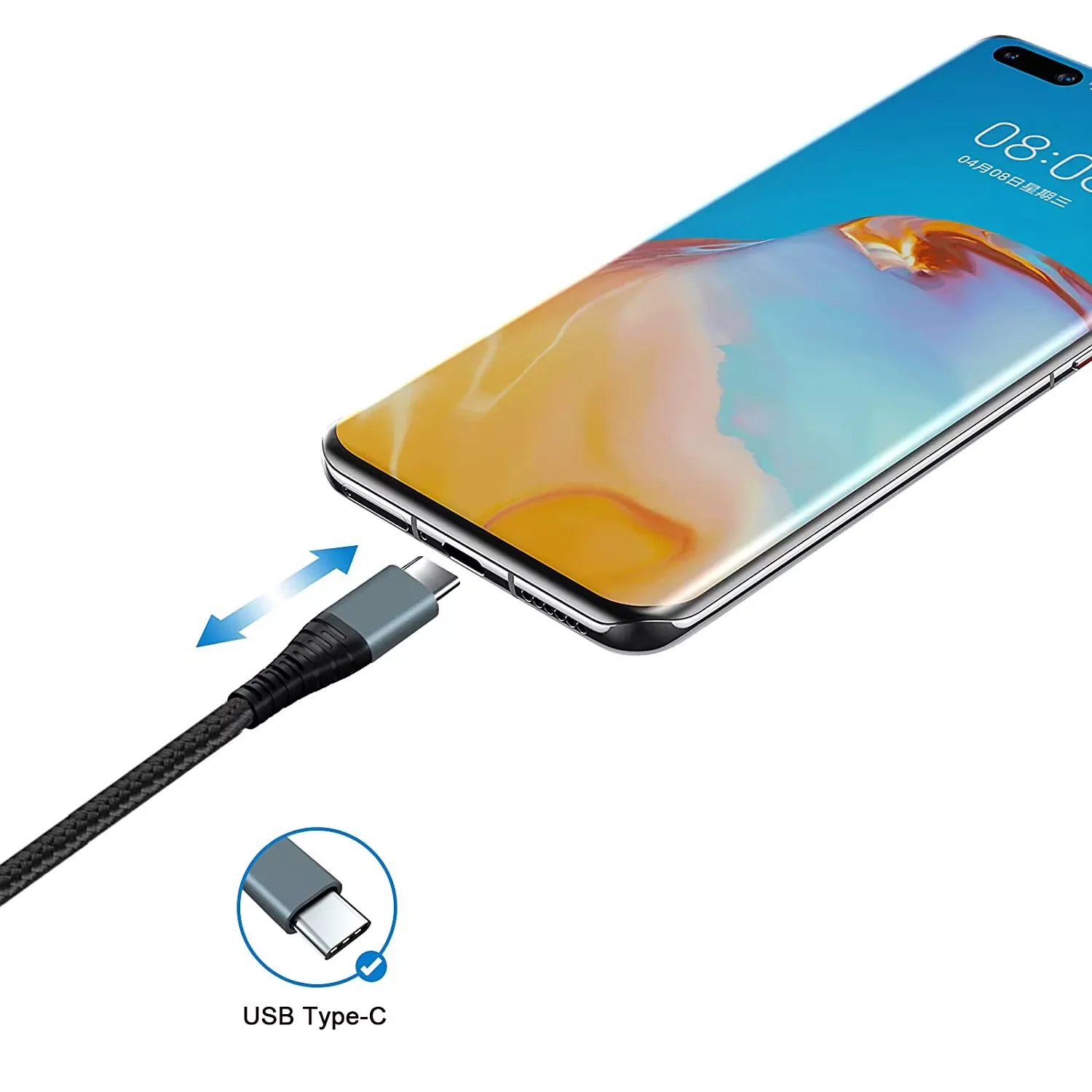 CABLE EXTRALINK SMART LIFE 15W, USB-A A USB-C