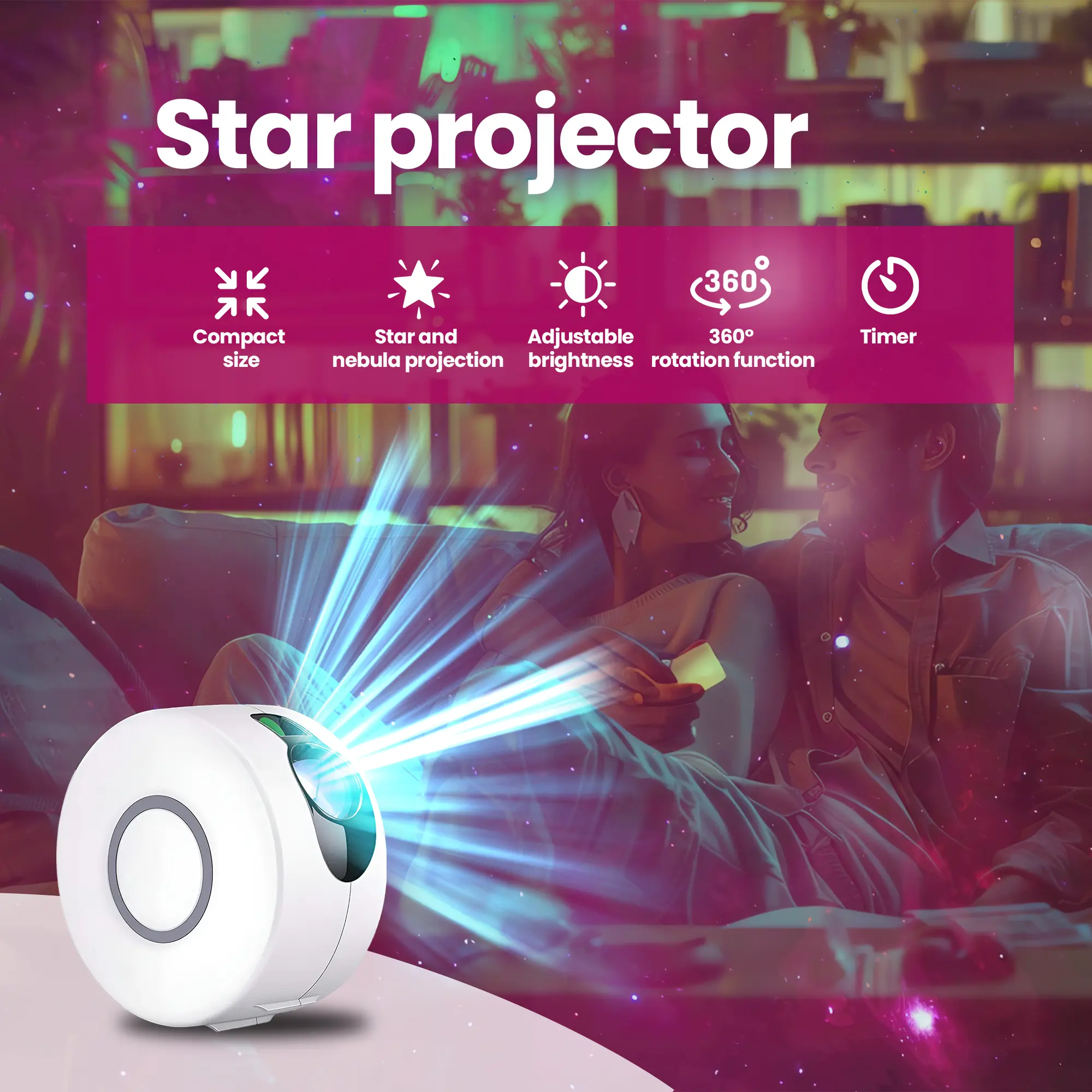 EXTRALINK HOME SPACE PROJEKTOR GWIAZD 08