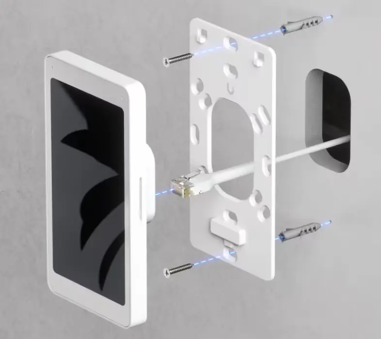 UBIQUITI UA-INTERCOM-VIEWER DUVARA MONTE VİDEO EKRAN ERİŞİM İLETİŞİMLİ