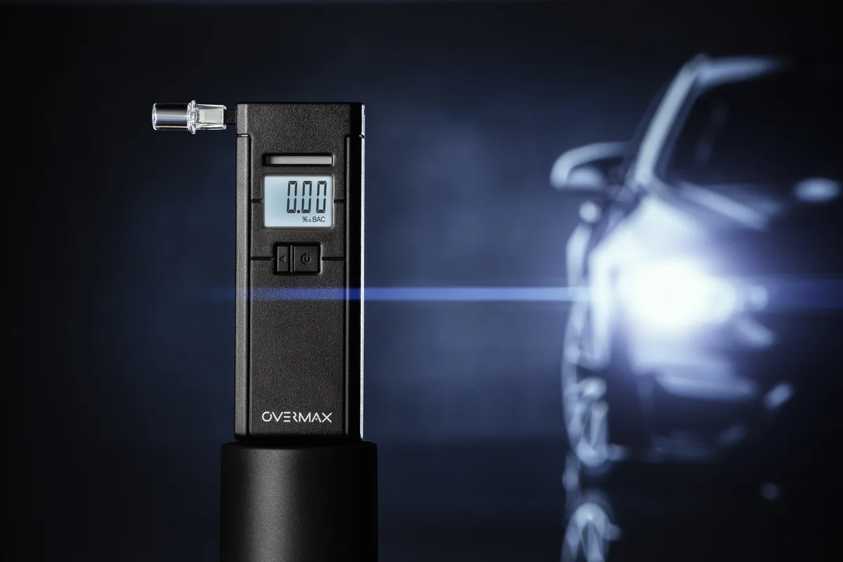 OVERMAX AD-05 - ELECTROCHEMICAL BREATHALYZER