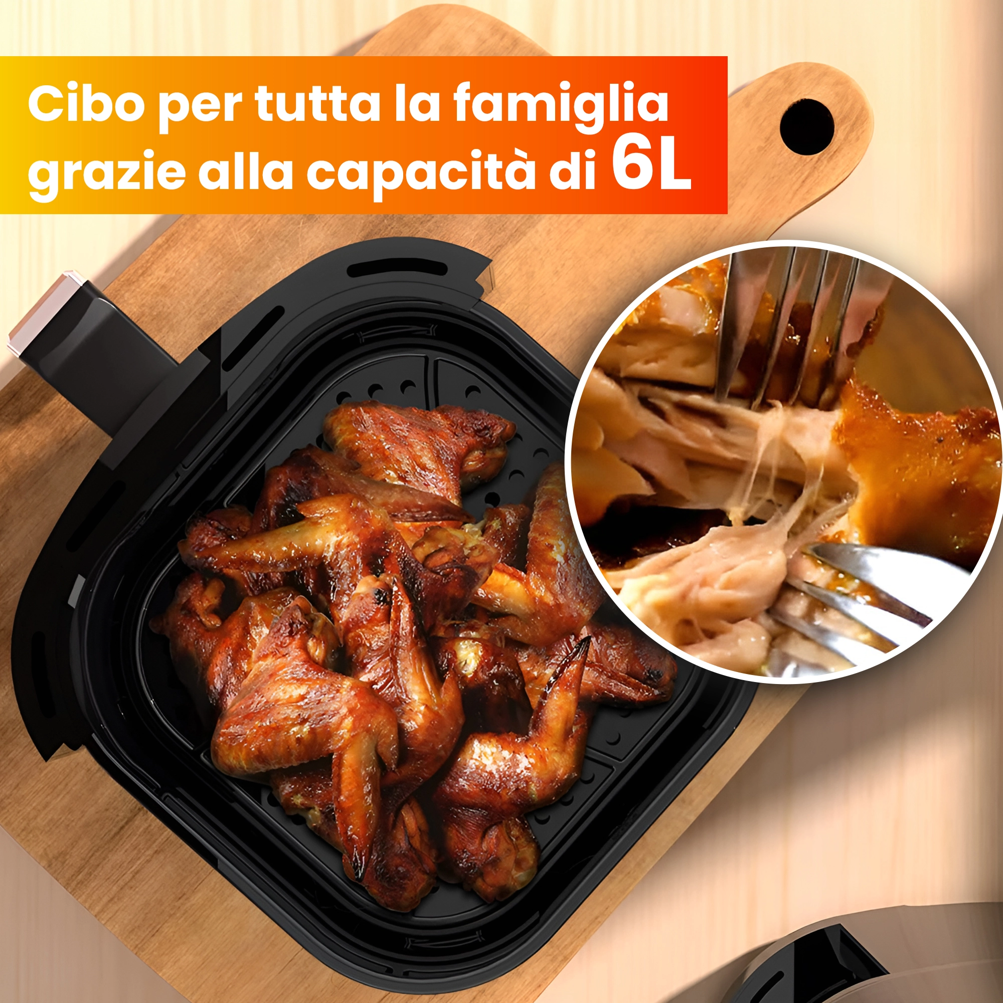 FRIGGITRICE AD ARIA EXTRALINK HOME 6,5L EU SJ-650