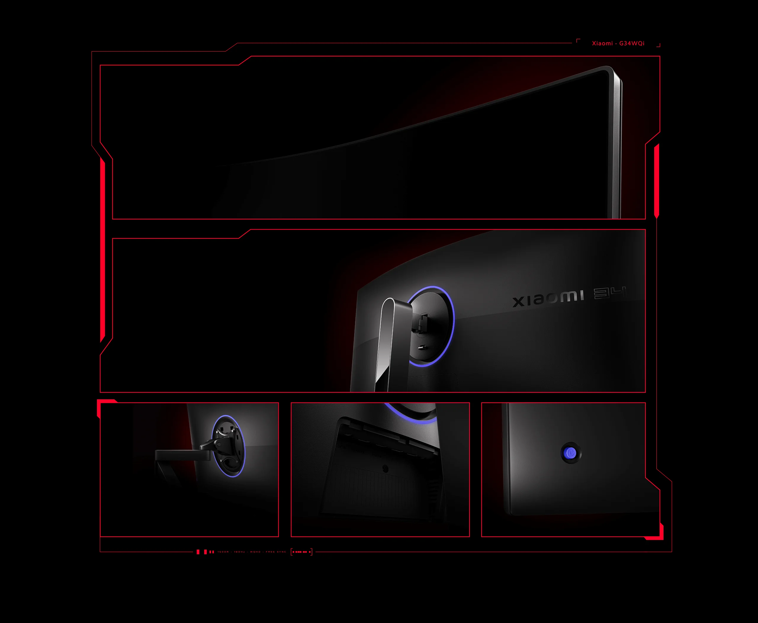 XIAOMI GEKRÜMMTER GAMING-MONITOR G34WQI EU