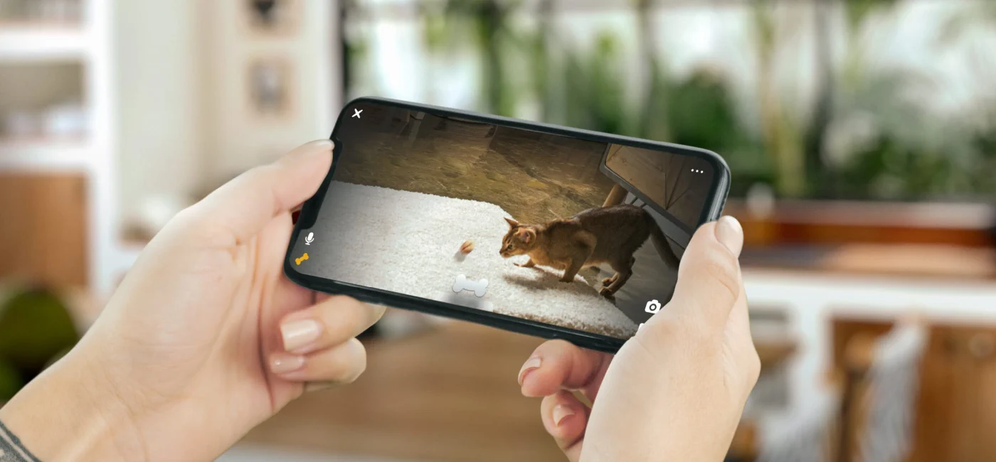 PETCUBE BITES 2 LITE CÂMARA DE MONITORIZAÇÃO INTERACTIVA WIFI PARA ANIMAIS DE ESTIMAÇÃO