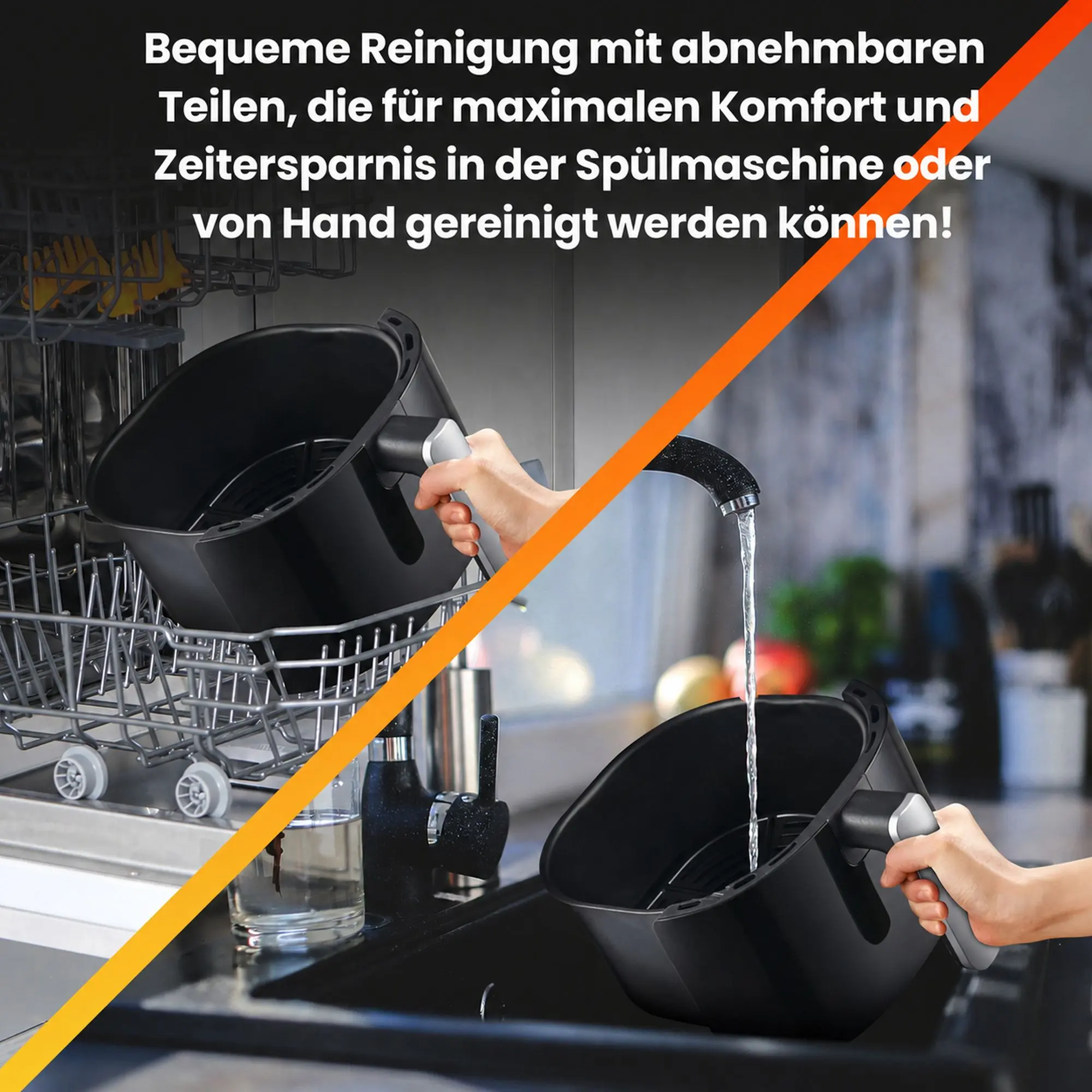 Zirkulation heißer Luft in der Extralink SJ-400 Fritteuse