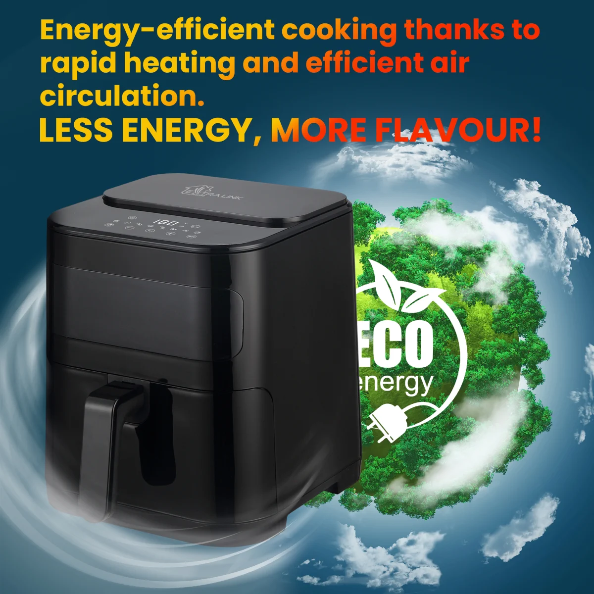 EXTRALINK HOME AIR FRYER 5.2L EU SJ-520