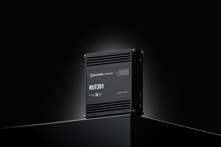 TELTONIKA RUT301 ENDÜSTRİYEL ETHERNET YÖNLENDİRİCİ