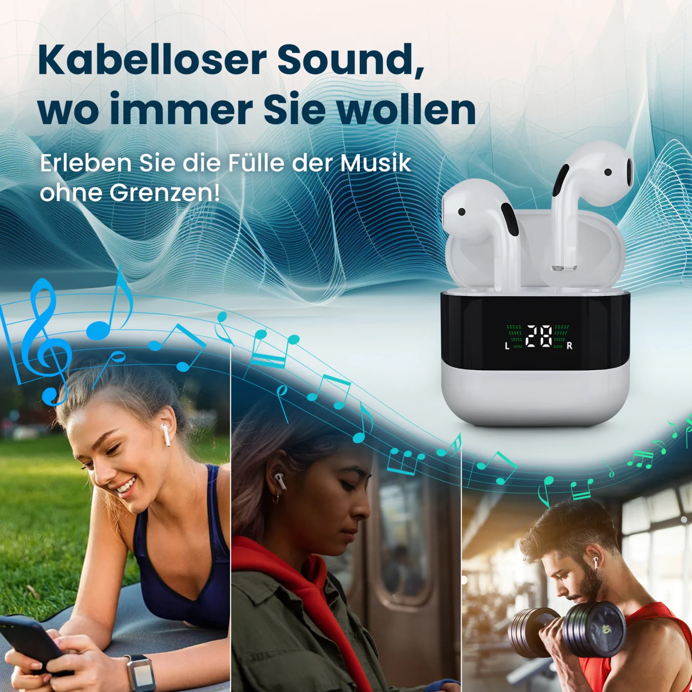 EXTRALINK LIFESTYLE KOPFHÖRER EVOSOUND V1.0 WEISS