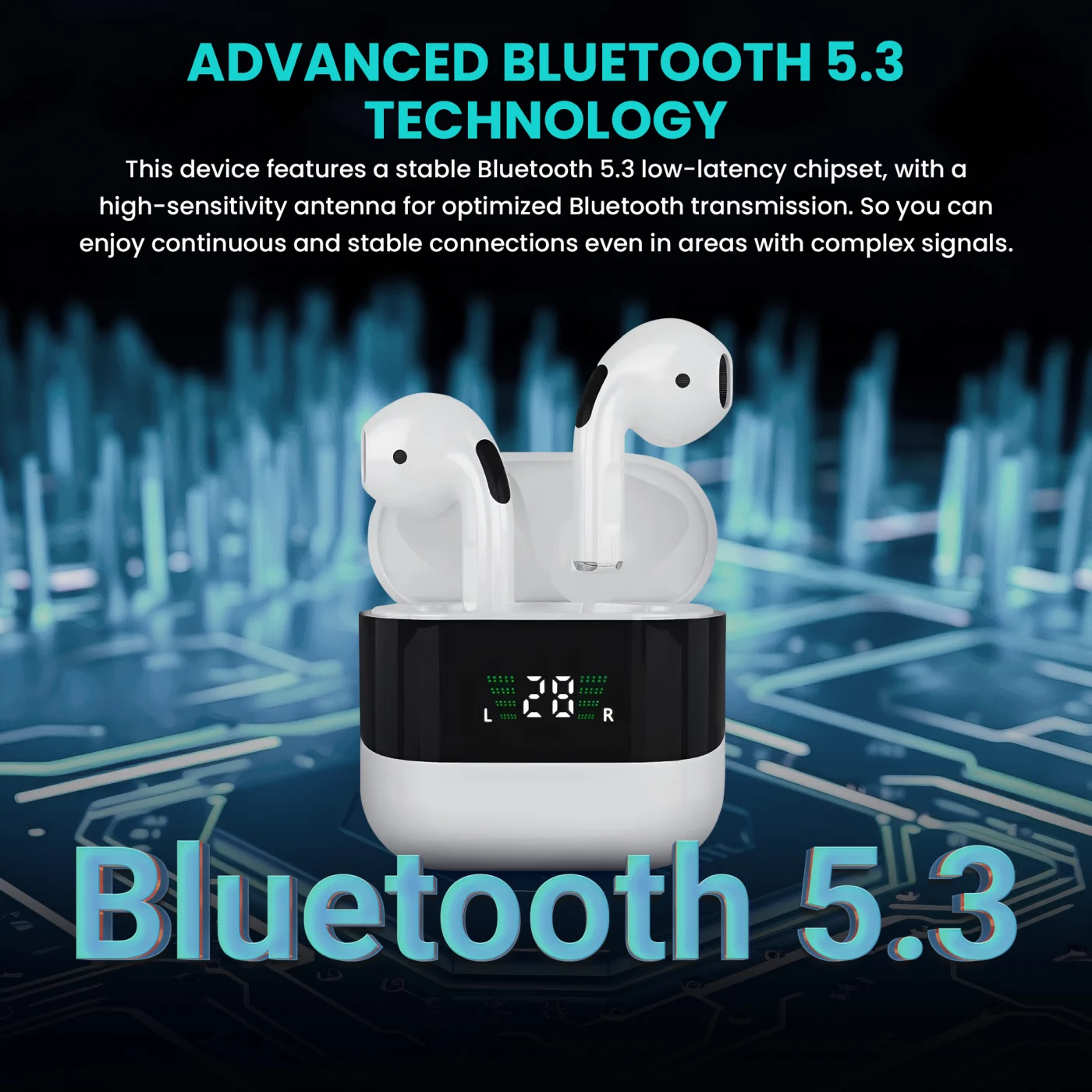 EXTRALINK LIFESTYLE AURICULARES EVOSOUND V1.0 BLANCO