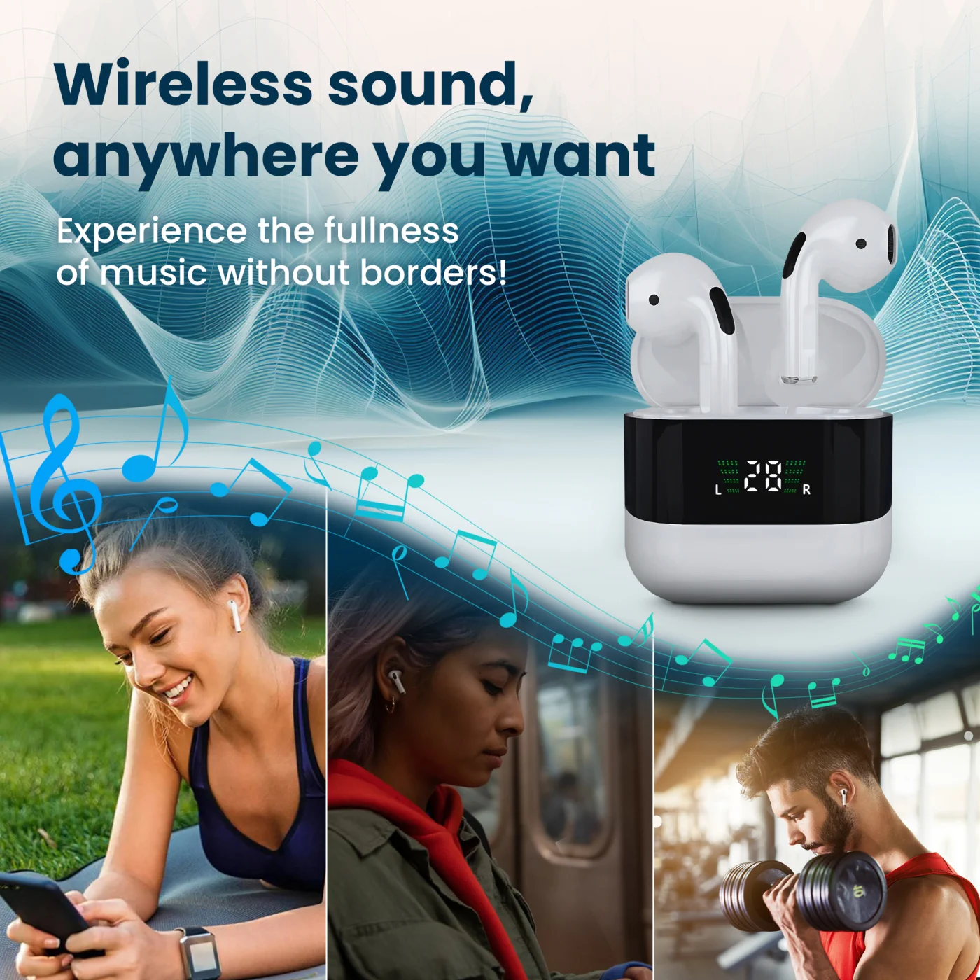 EXTRALINK LIFESTYLE AURICULARES EVOSOUND V1.0 BLANCO