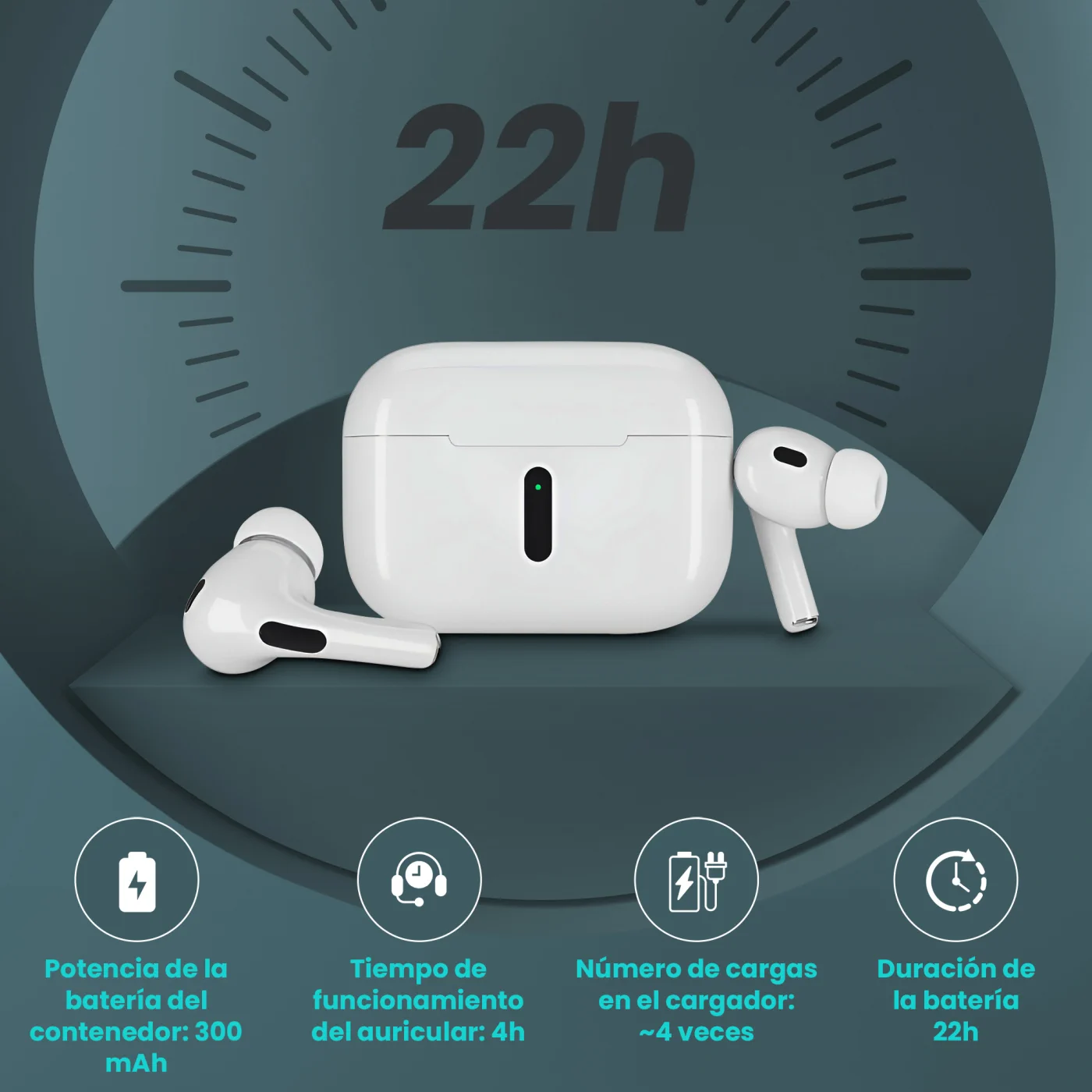AURICULARES EXTRALINK LIFESTYLE HARMONYSOUND V1.0 BLANCO