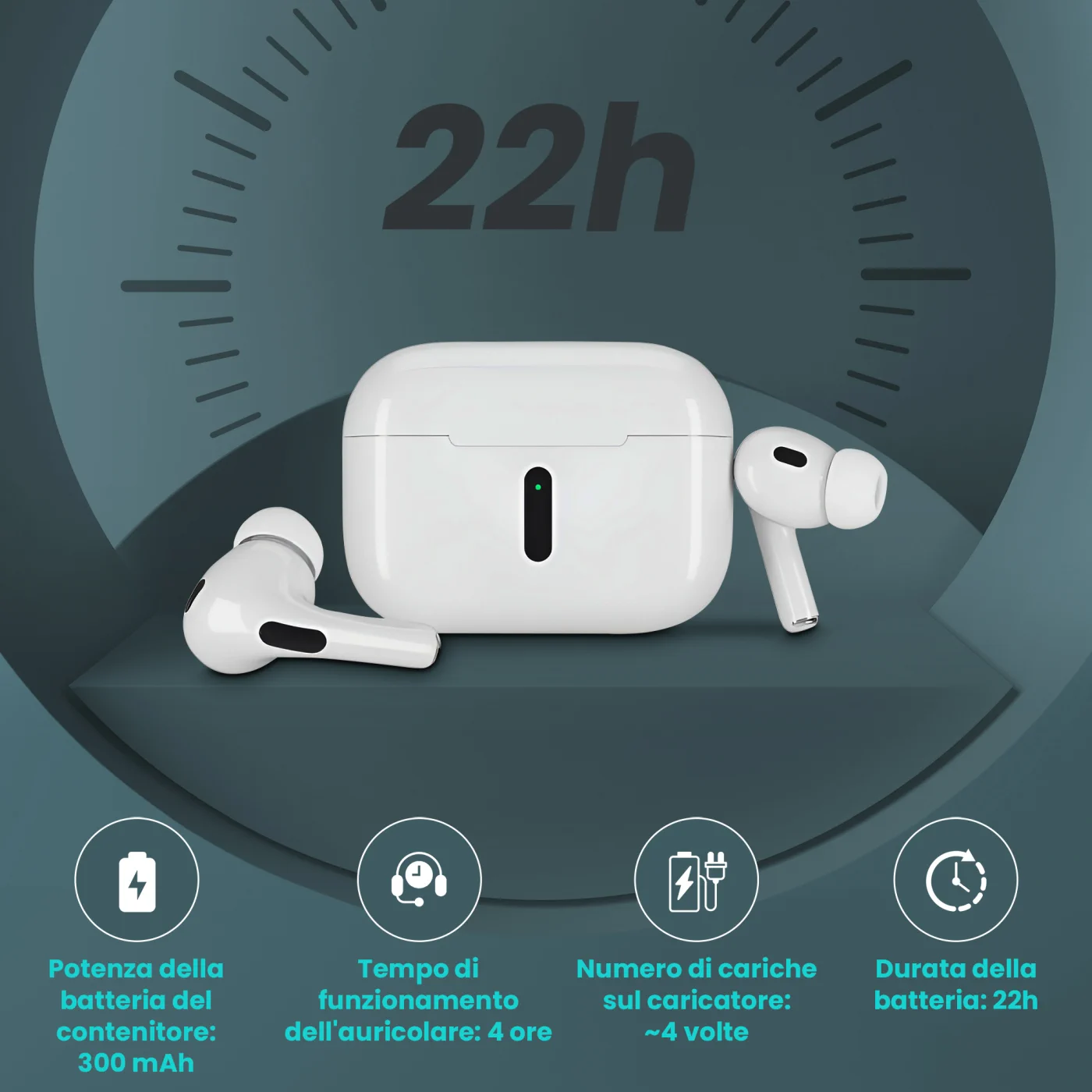 CUFFIE LIFESTYLE EXTRALINK HARMONYSOUND V1.0 BIANCO