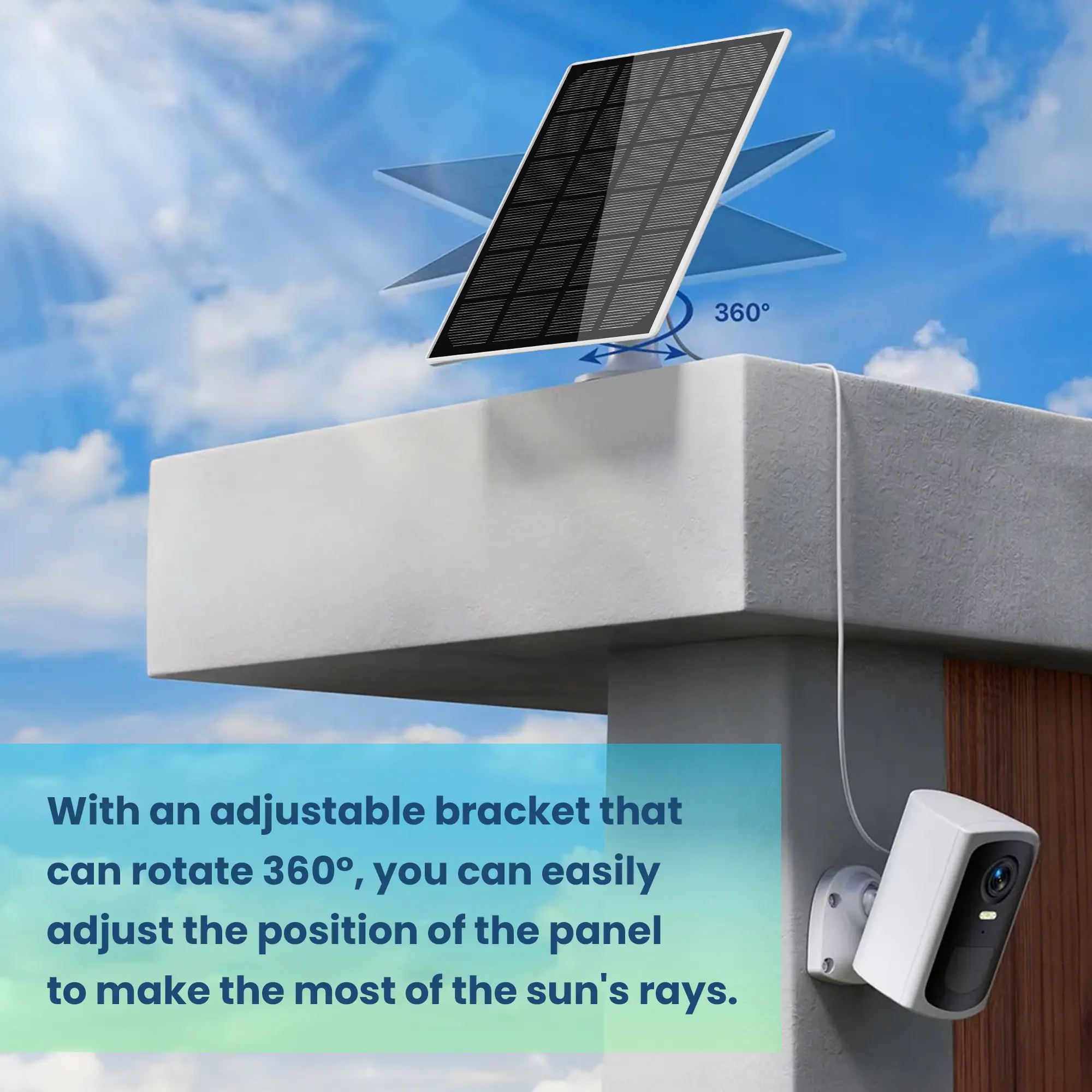 PANEL SOLAR EXTRALINK SMART LIFE, 3W, USB-C, IP65 - JBS3W