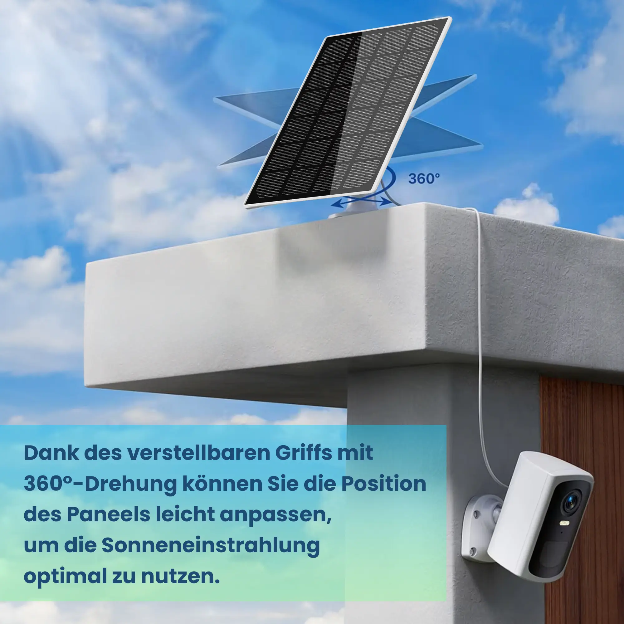 EXTRALINK SMART LIFE SOLARPANEL, 3W, USB-C, IP65 - JBS3W
