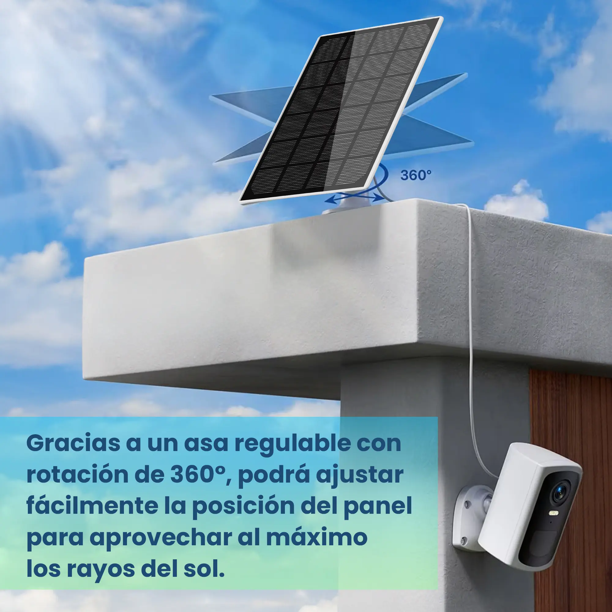 PANEL SOLAR EXTRALINK SMART LIFE, 3W, USB-C, IP65 - JBS3W