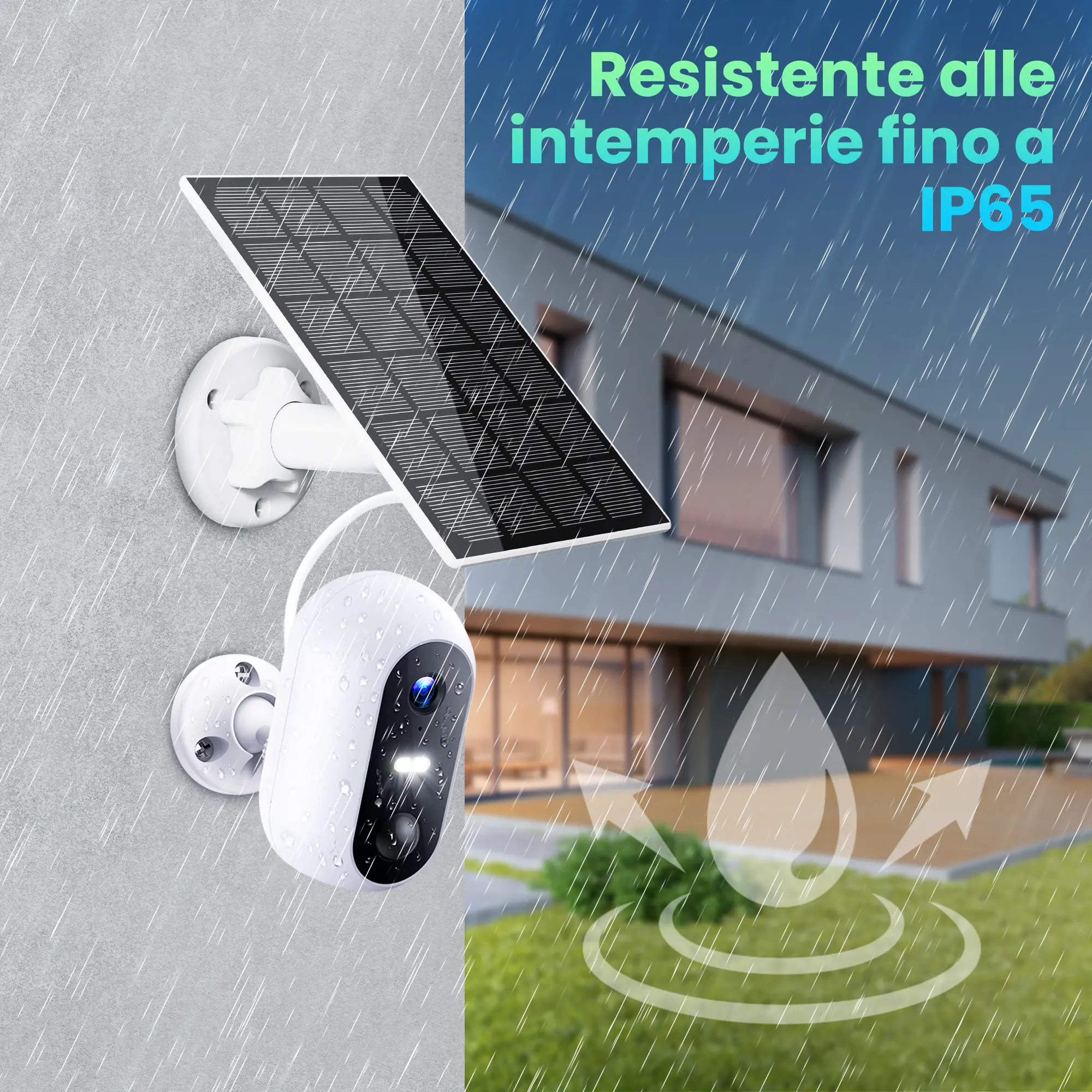 PANNELLO SOLARE EXTRALINK SMART LIFE, 3W, USB-C, IP65 - JBS3W
