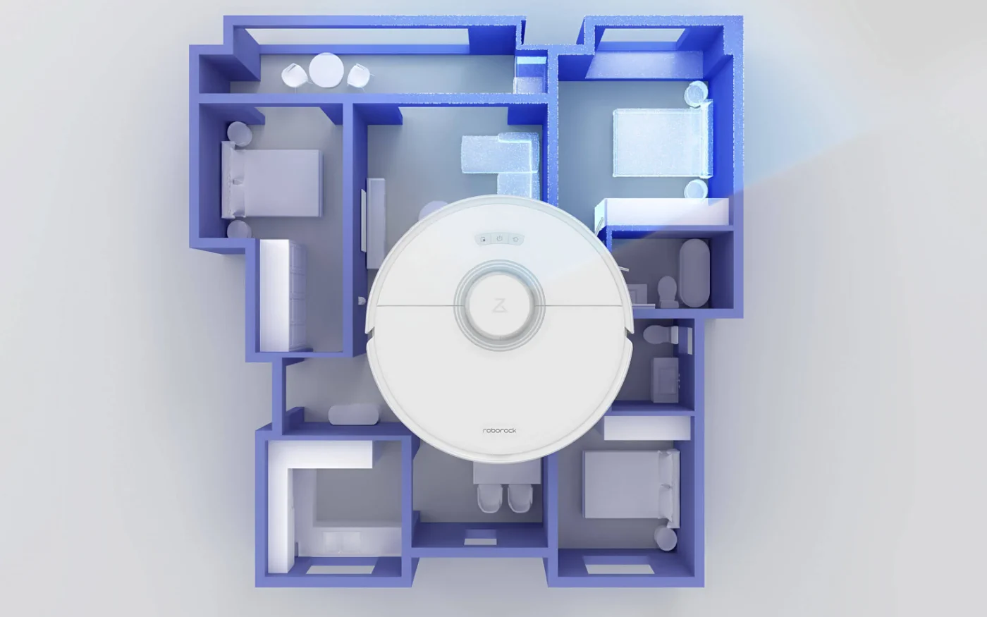 ASPIRADOR ROBÔ ROBOROCK Q7 MAX PRETO