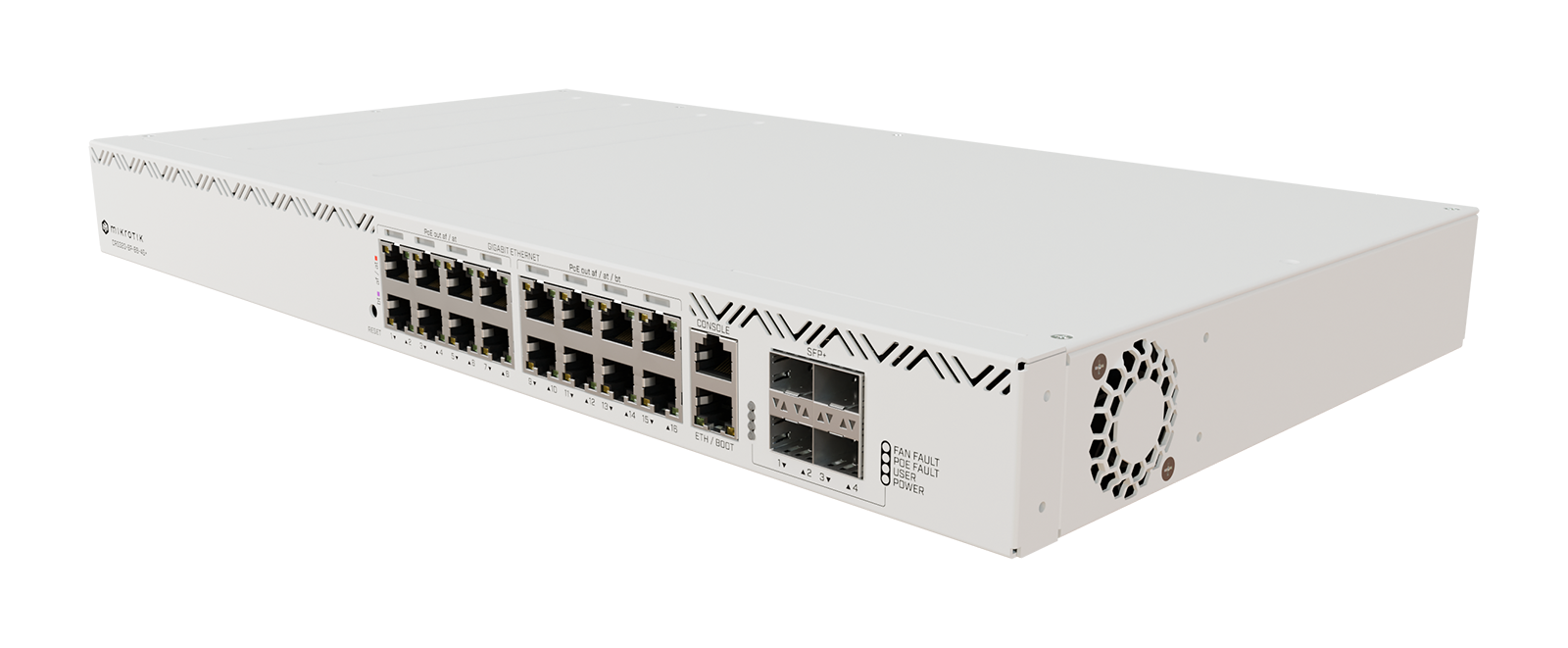 MIKROTIK CRS320-8P-8B-4S RM GIGABIT POE SWITCH 16X GE, 4X 10G SFP