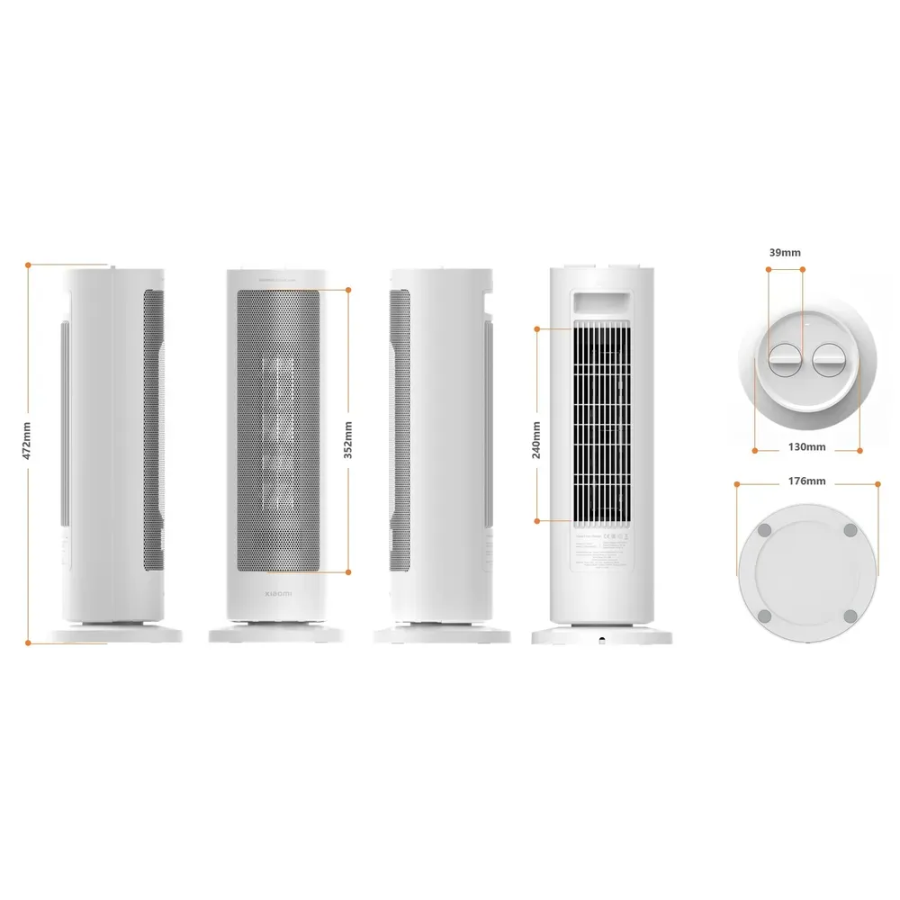 XIAOMI VENTILADOR CALEFACTOR EU LSNFJ03ZMEU 55016