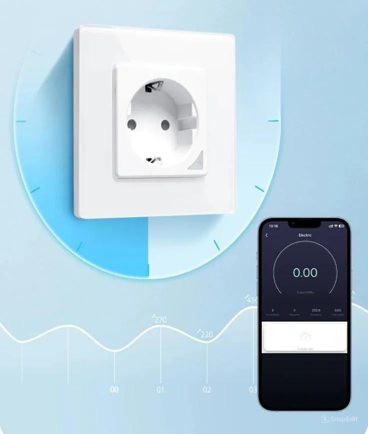 EXTRALINK SMART LIFE STECKDOSE 230V EINZELRAHMEN, WIFI , WEISS