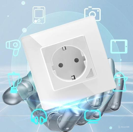 EXTRALINK SMART LIFE STECKDOSE 230V EINZELRAHMEN, WIFI , WEISS